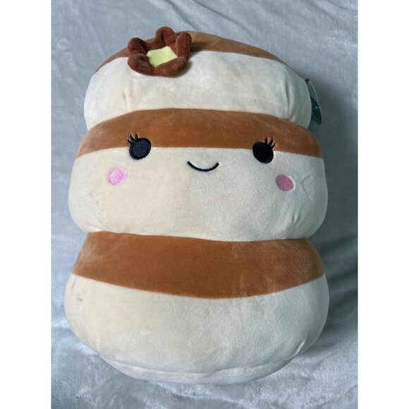 Squishmallows Original 14” Rayen Pancake 3-Stack with Butter Flower in Hair - Picture 1 of 10